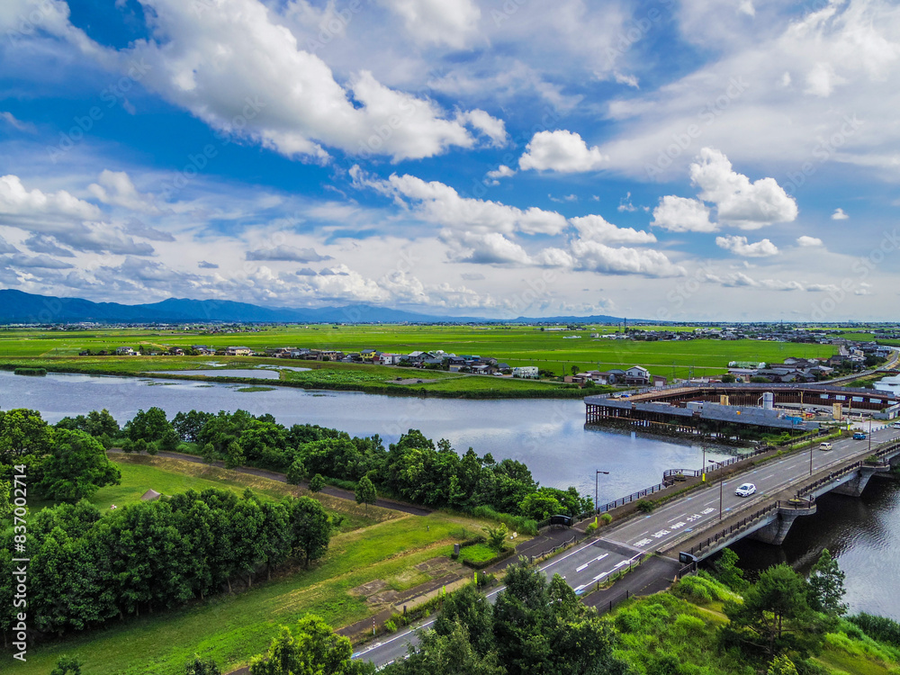 Fototapeta premium 【新潟県】新潟市の福島潟