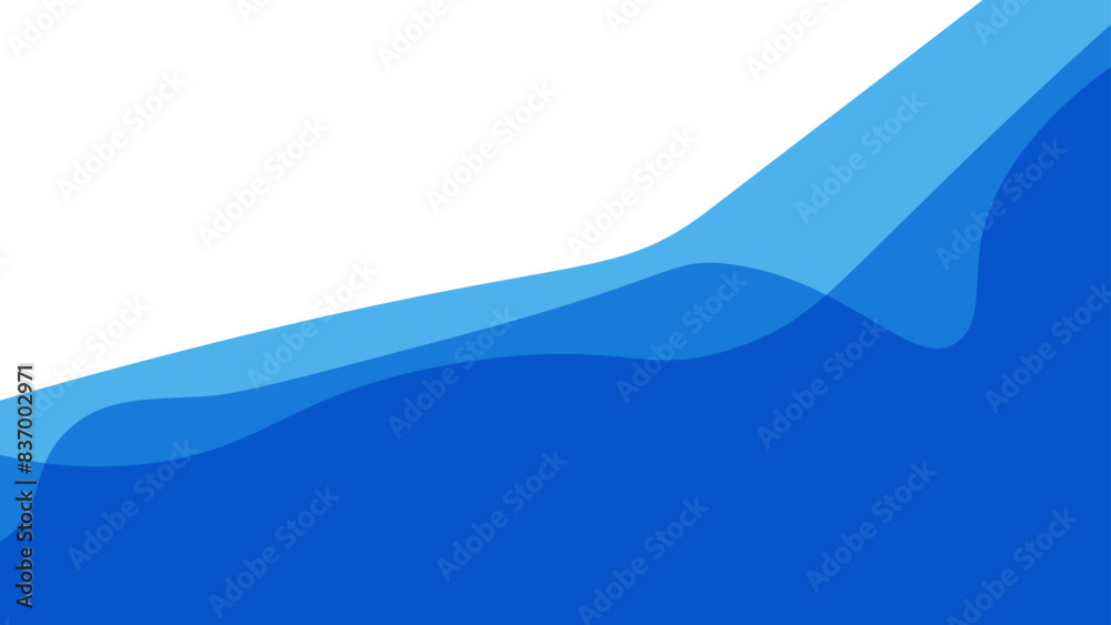 Simple minimal blue wave abstract background. Abstract background with dynamic effect. Trendy gradients. Can be used for advertising, banner, cover, flyer, card. vector Illustration Simple minimal blue wave abstract background. Abstract background with dynamic effect. Trendy gradients. Can be used for advertising, banner, cover, flyer, card. vector Illustration