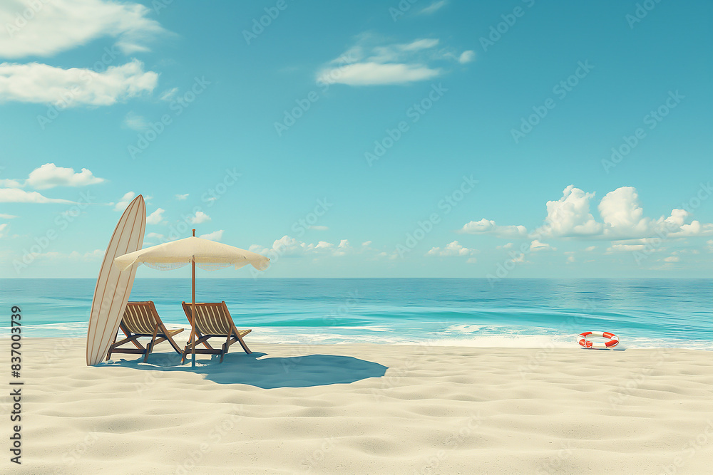 Summer holiday and travel background on the sunny sandy beach Summer holiday and travel background on the sunny sandy beach
