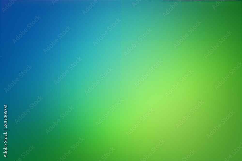Fototapeta premium Abstract blue and green gradient background. 