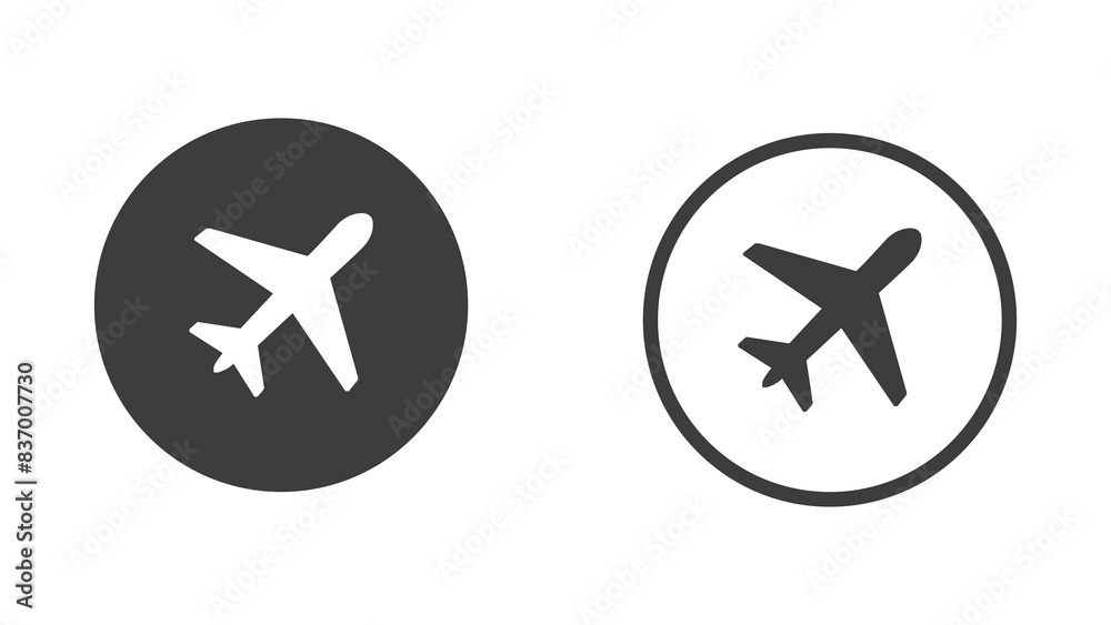 Airplane icon design illustration Airplane icon design illustration