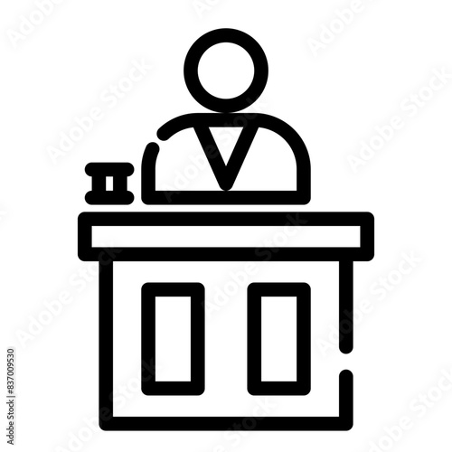 main judge cutline icon style