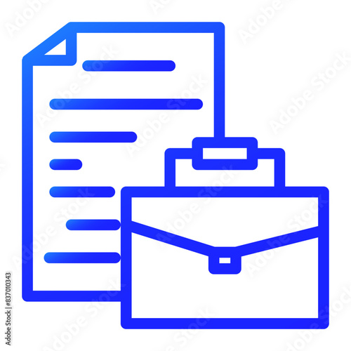 court file gradient icon style