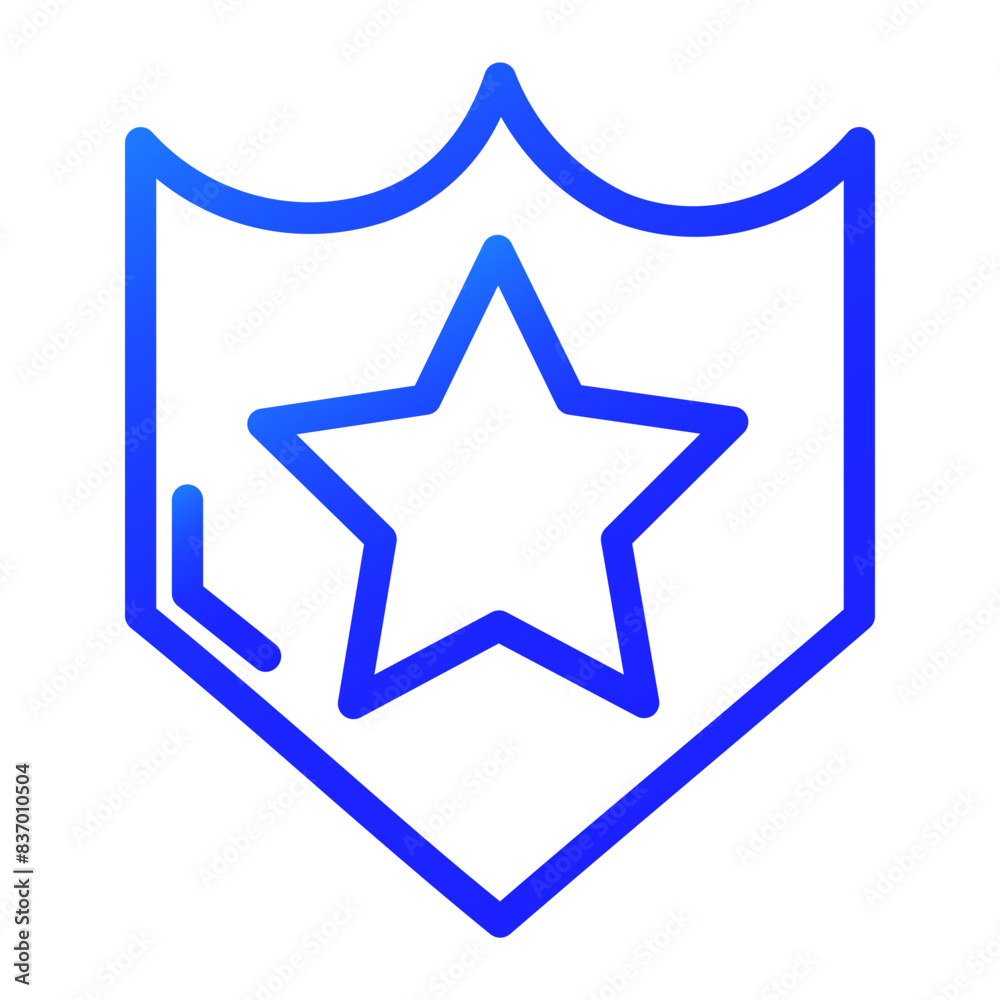 shield of justice gradient icon style shield of justice gradient icon style