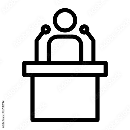 the reader claims line icon style