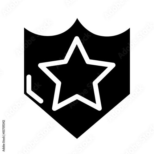 shield of justice solid icon style