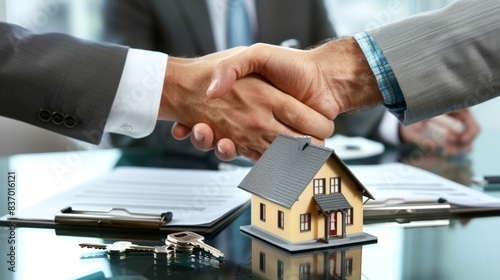 The real estate handshake photo