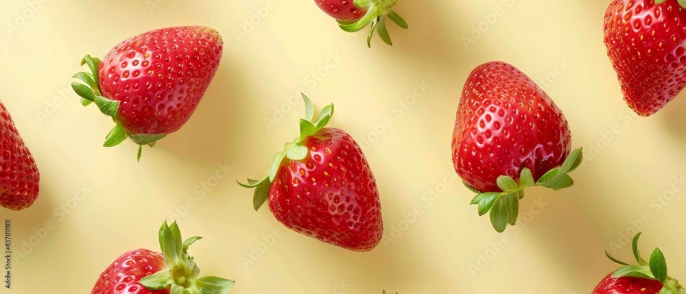 Ripe fresh strawberries Ripe fresh strawberries