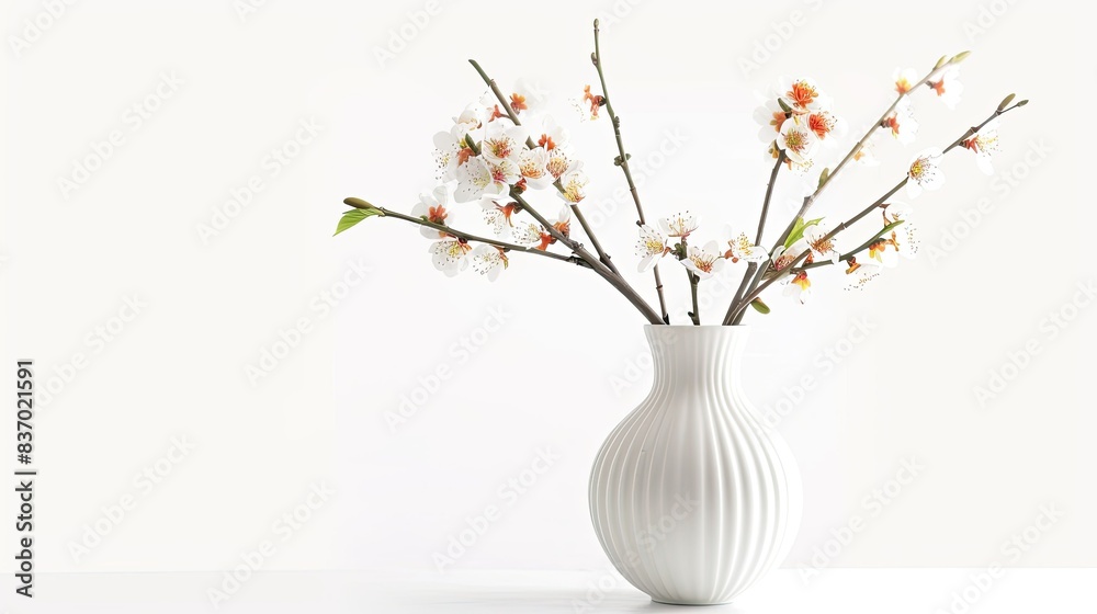 White backdrop, vase isolated on white clean backgrounds White backdrop, vase isolated on white clean backgrounds