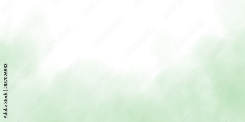 Fototapeta premium Green fog in slow motion. Realistic atmospheric green smoke. Green fume slowly floating rises up. PNG. 