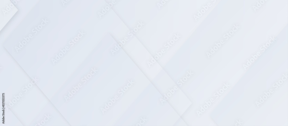 Obraz premium Abstract triangle background vector illustration. white and gray geometric shape seamless pattern background. Space design concept. Decorative web layout or poster and banner. 