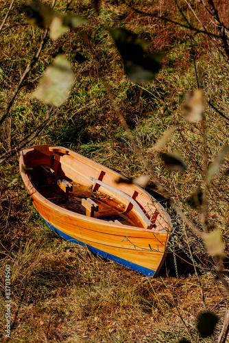 Abandoned Dinghy at disappearing Lake Cerknica