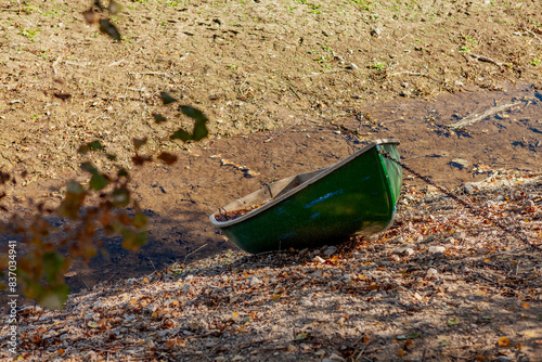 Abandoned Dinghy at disappearing Lake Cerknica