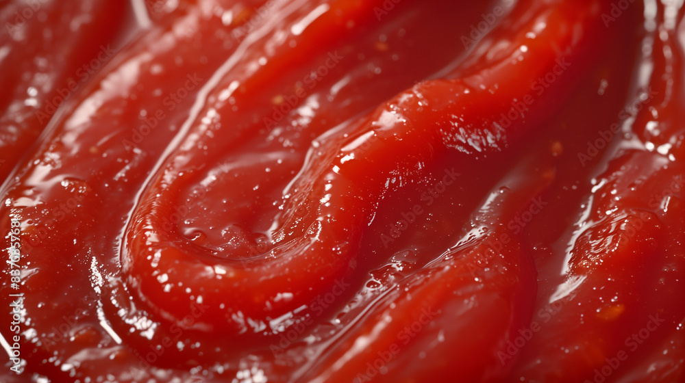 close up image of tomato ketchup sauce close up image of tomato ketchup sauce