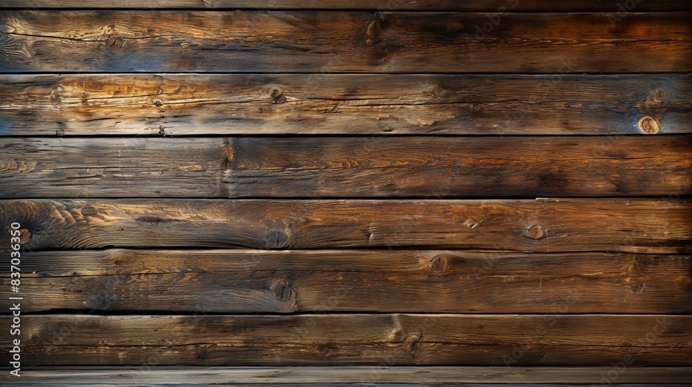 A close-up of weathered barn wood, with rustic knots and grain patterns creating a rich and textured background perfect for adding warmth and character to designs. Minimal and Simple, A close-up of weathered barn wood, with rustic knots and grain patterns creating a rich and textured background perfect for adding warmth and character to designs. Minimal and Simple,