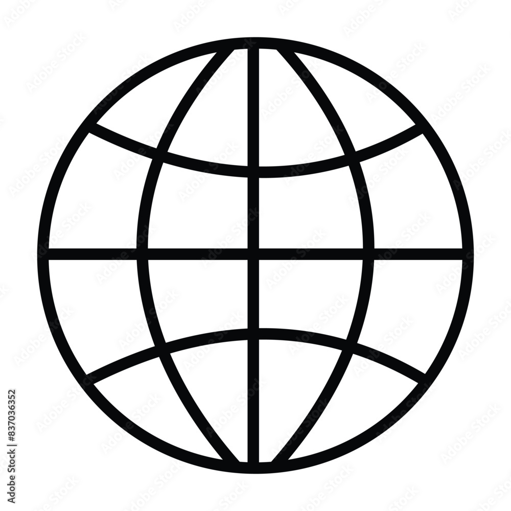 Earth silhouette icon, World icon, Globe Icon, symbol, planet vector. Globe icon with map vector. Earth, globe icon with stroke. Earth logo. Line earth globe icons silhouette. Abstract globe icon. Earth silhouette icon, World icon, Globe Icon, symbol, planet vector. Globe icon with map vector. Earth, globe icon with stroke. Earth logo. Line earth globe icons silhouette. Abstract globe icon.