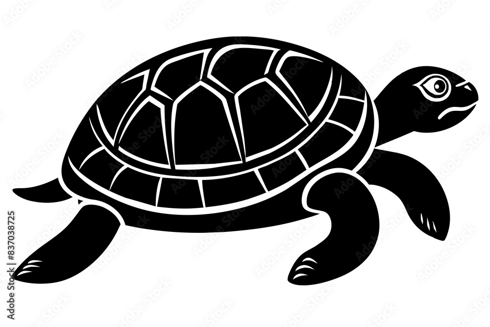 turtle silhouette vector illustration turtle silhouette vector illustration