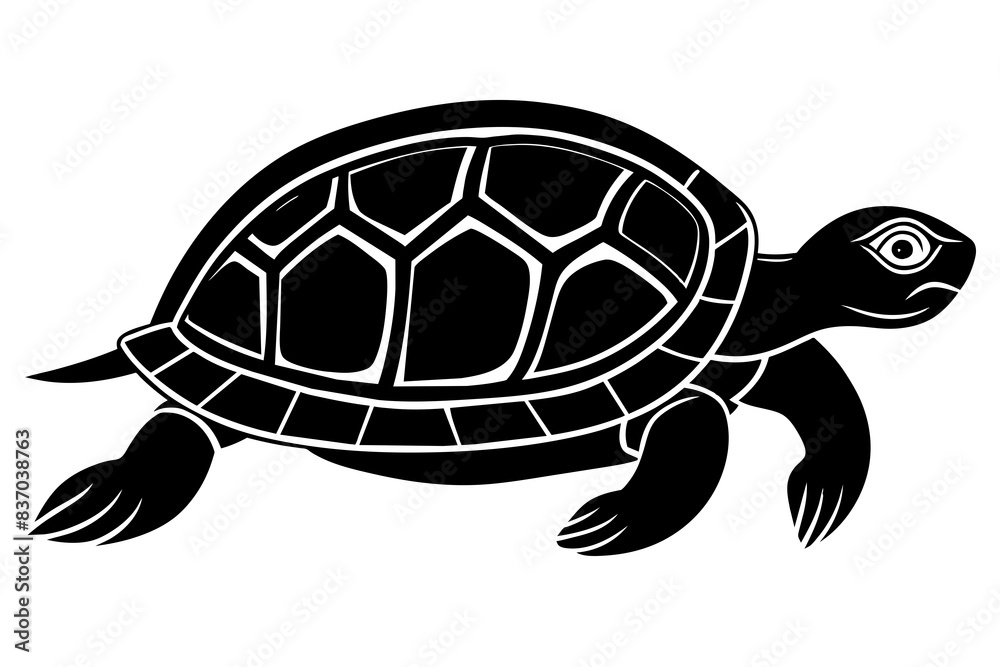turtle silhouette vector illustration turtle silhouette vector illustration