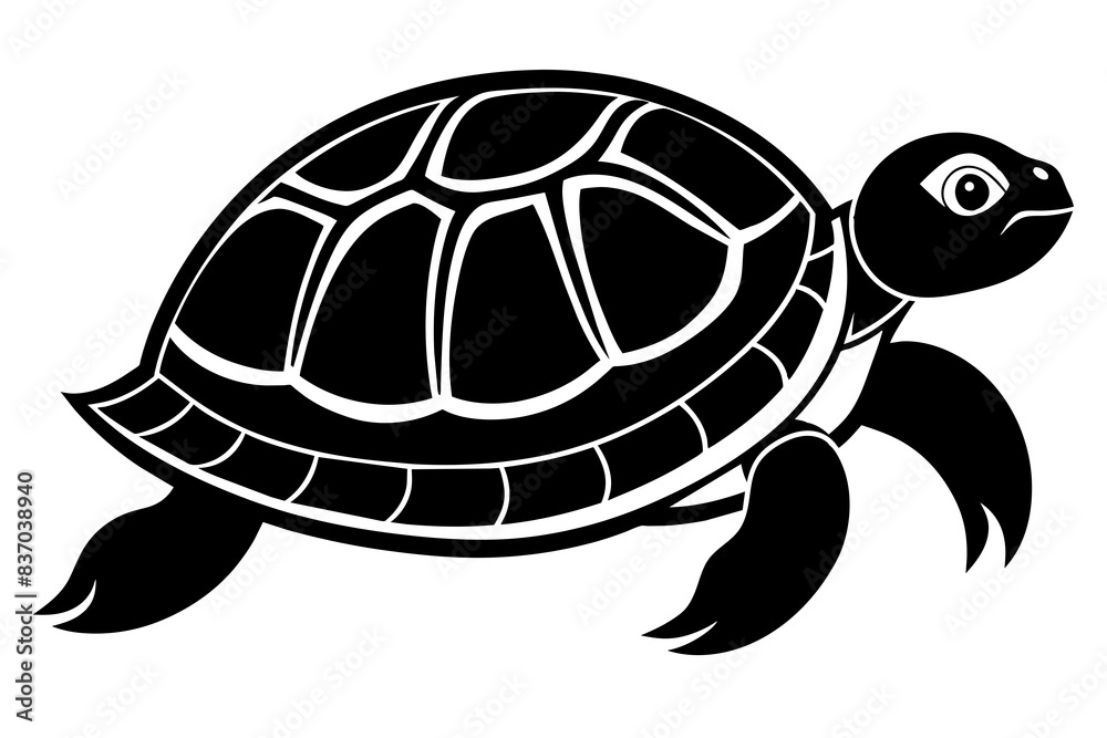 turtle silhouette vector illustration turtle silhouette vector illustration