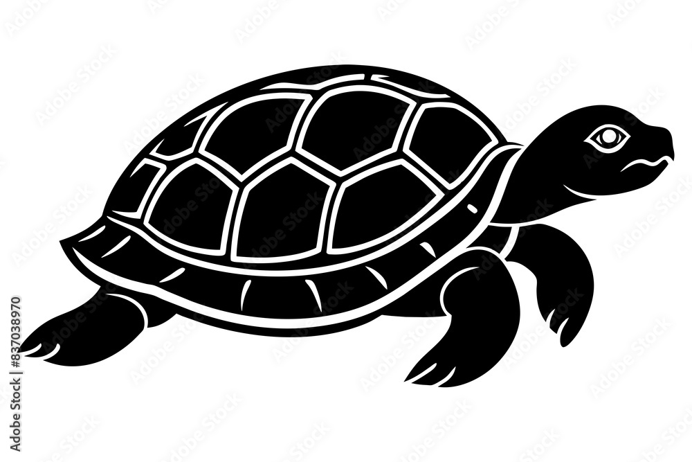 turtle silhouette vector illustration turtle silhouette vector illustration