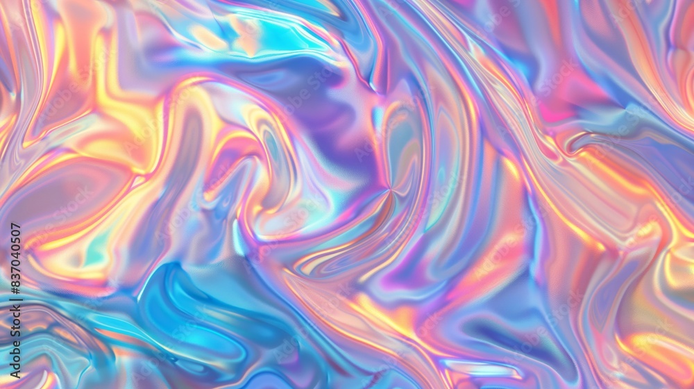 Grainy iridescent holographic gradient background. Grainy iridescent holographic gradient background.