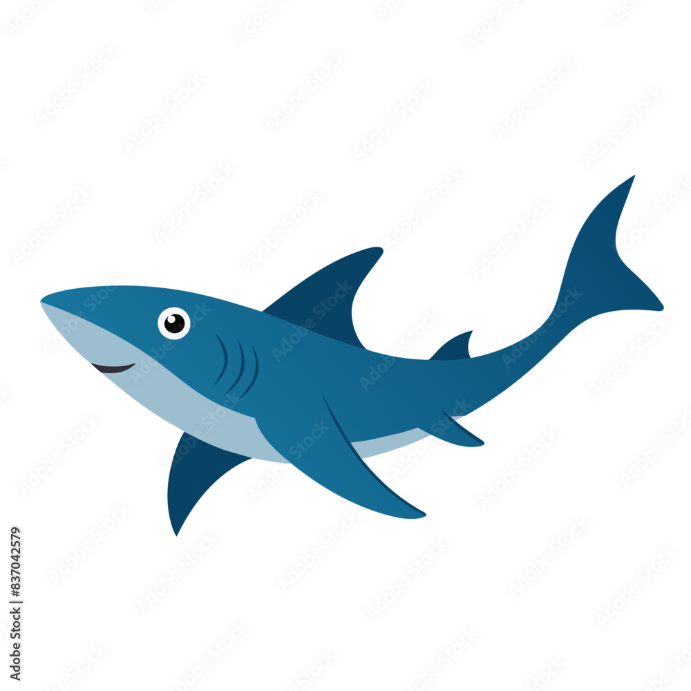 shark vector icon illustration shark vector icon illustration