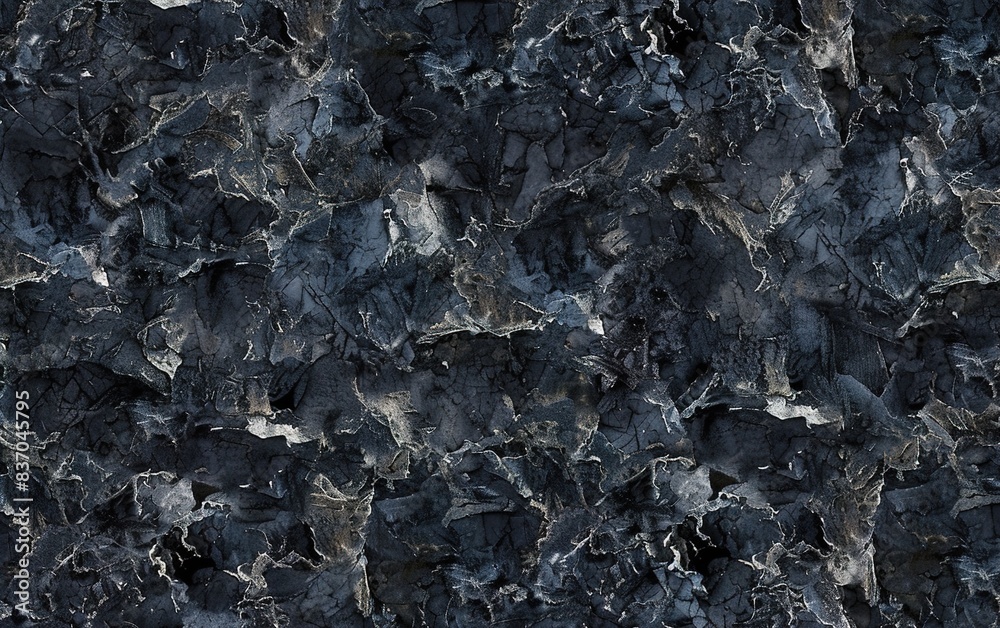 Fototapeta premium Seamless rough textured military, hunting or paintball camouflage pattern 