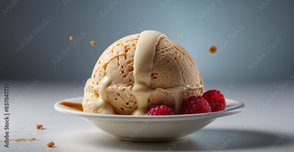 delicious ice cream on a bowl delicious ice cream on a bowl