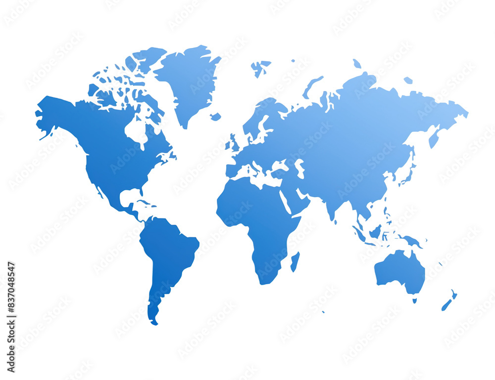 Hi Detail Vector Political World Map illustration Hi Detail Vector Political World Map illustration