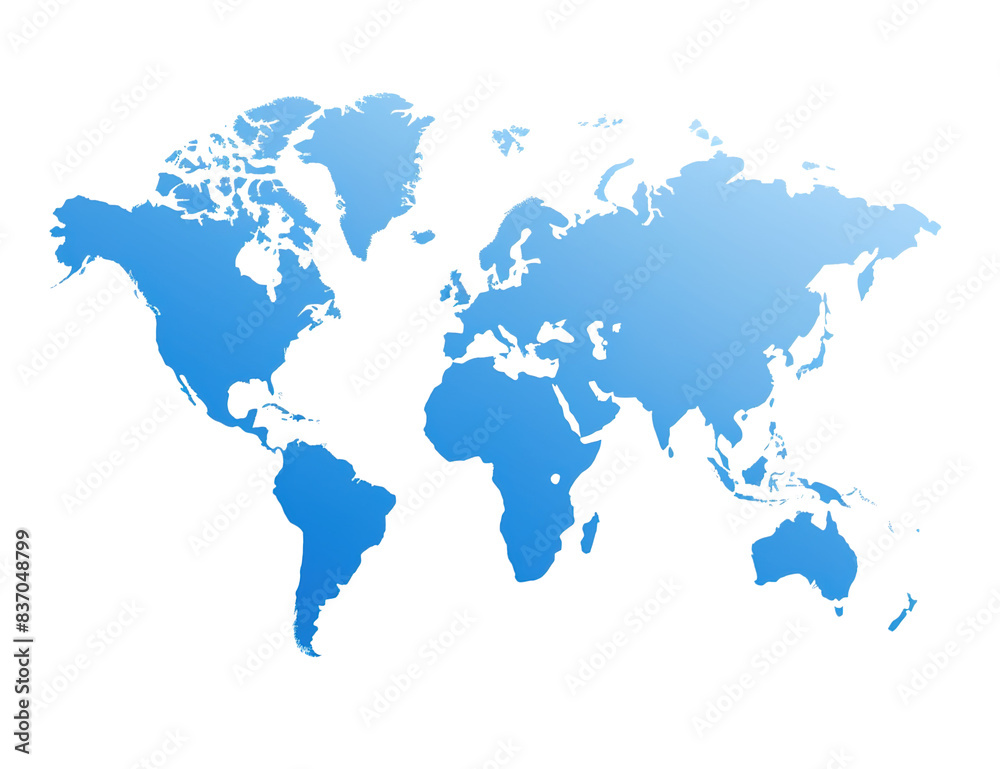 Hi Detail Vector Political World Map illustration Hi Detail Vector Political World Map illustration