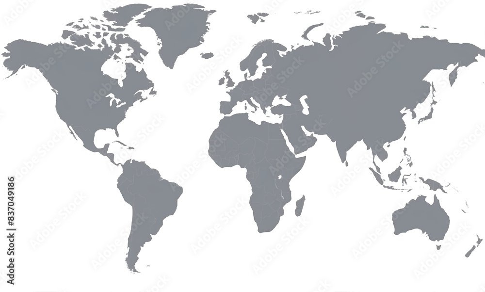 Hi Detail Vector Political World Map illustration Hi Detail Vector Political World Map illustration