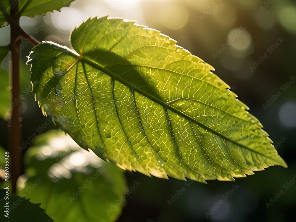 Fresh Wallpaper Concepts of Various Green Leaves and Foliage Close-Up in a Sunlit Garden During Summer, generative AI Fresh Wallpaper Concepts of Various Green Leaves and Foliage Close-Up in a Sunlit Garden During Summer, generative AI