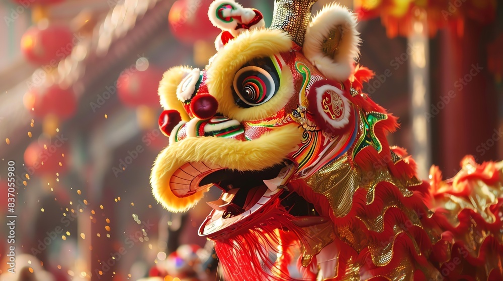 Chinese New Year Visualize a Chinese New Year celebration Describe the dragon and lion dances Chinese New Year Visualize a Chinese New Year celebration Describe the dragon and lion dances
