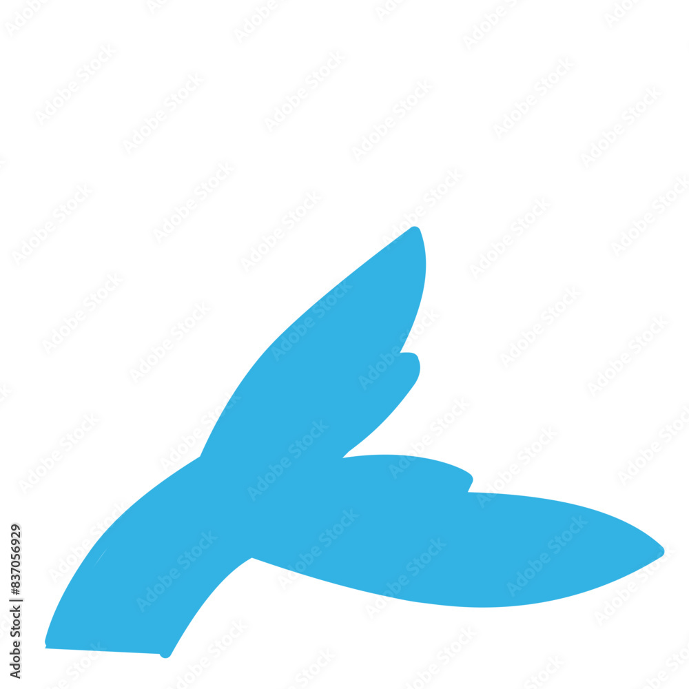 Mermaid tail vector Silhouette Mermaid tail vector Silhouette