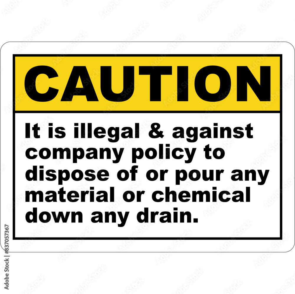 CAUTION CHEMICAL HAZARD SIGNS CAUTION CHEMICAL HAZARD SIGNS
