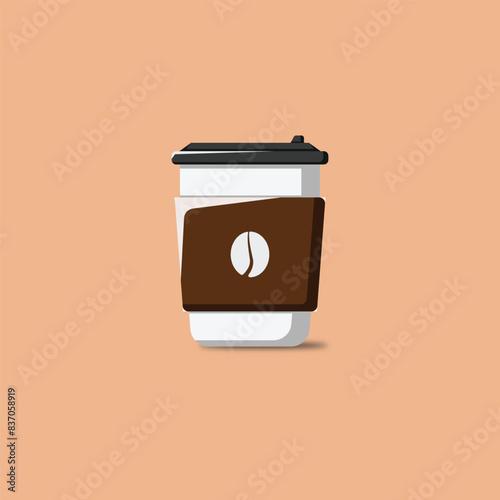 Hot coffee illustration