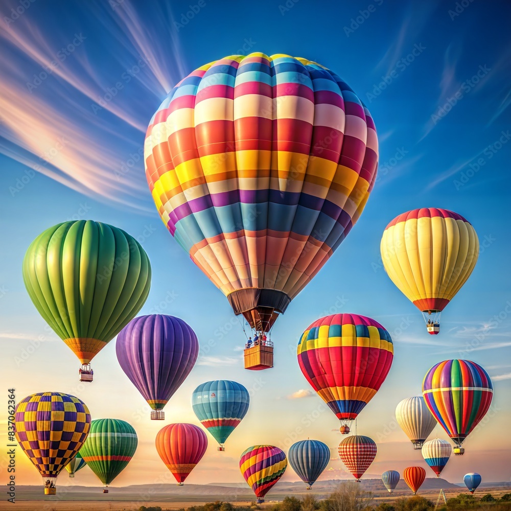 Obraz premium hot air balloon in the sky