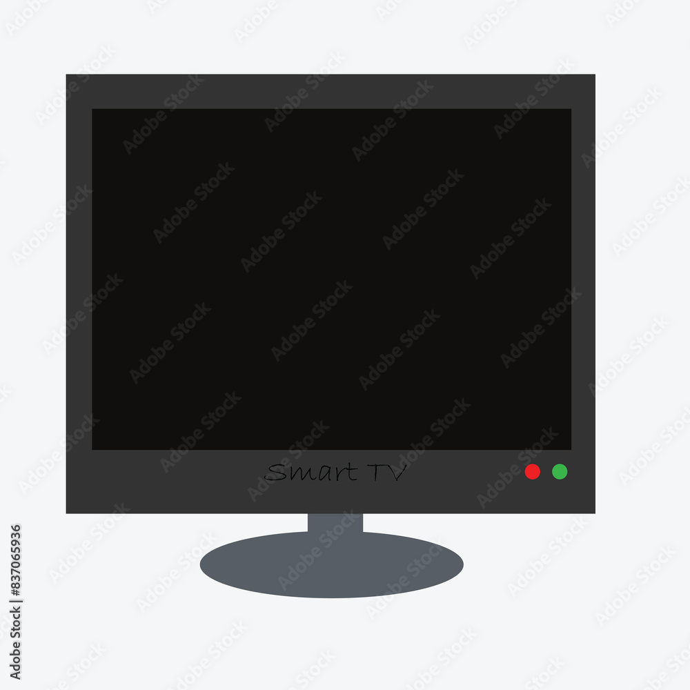 lcd monitor isolated on white lcd monitor isolated on white