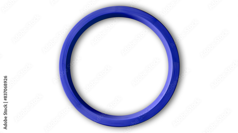 Blue circle wooden frame on a transparent background. Blue circle wooden frame on a transparent background.