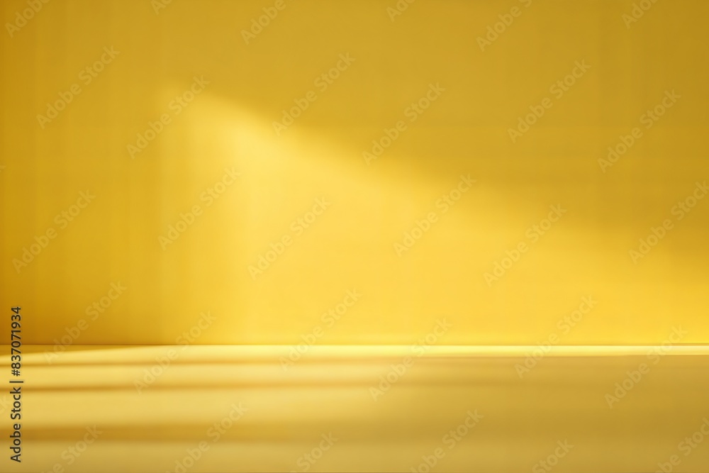 Soft Yellow Blur: A minimalist Soft Yellow blurred background with gentle shadows on the floor and wall, perfect for product display.
Soft Yellow Blur: A minimalist Soft Yellow blurred background with gentle shadows on the floor and wall, perfect for product display.