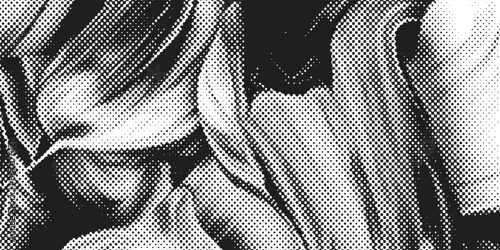 Dotted gradient halftone background. Horizontal seamless dotted pattern in pop art style. Abstract modern stylish texture. Fade gradient black and white half tone background. Vector illustration.