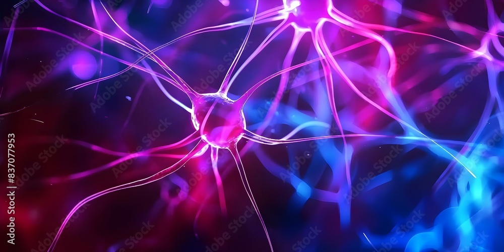 Nerve cells in the brain communicate through electrical impulses and