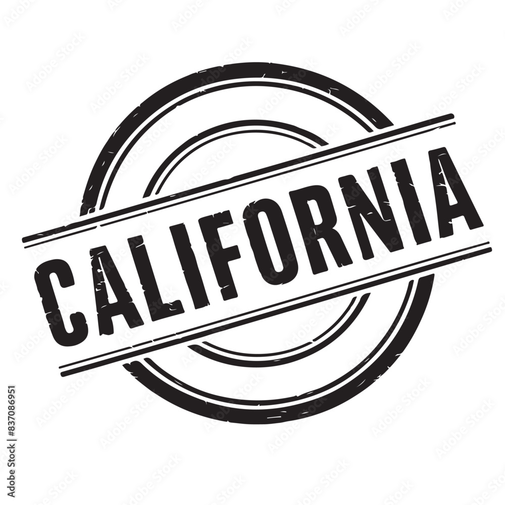California America Circle Grunge Vector California America Circle Grunge Vector