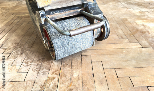 Tableau sur toile Wood Floor Sanding Machine