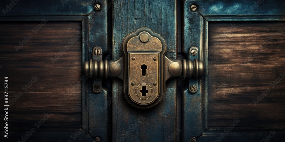 Unlock the mystery of security with our captivating image featuring the master keyhole, evoking concept Unlock the mystery of security with our captivating image featuring the master keyhole, evoking concept
