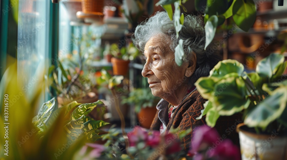 inspiring old lady as grandmother still trying to be productive by working as a florist inspiring old lady as grandmother still trying to be productive by working as a florist