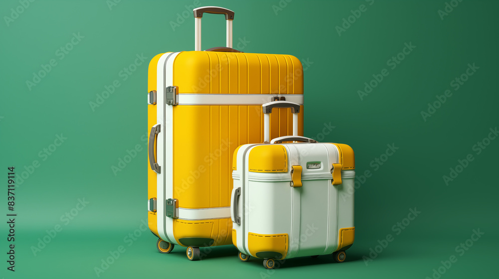 Bagages et valises de couleurs sur un fond de couleur. Sac, voyage, transport. Vacances, séjour, été. Fond pour conception et création graphique. Bagages et valises de couleurs sur un fond de couleur. Sac, voyage, transport. Vacances, séjour, été. Fond pour conception et création graphique.