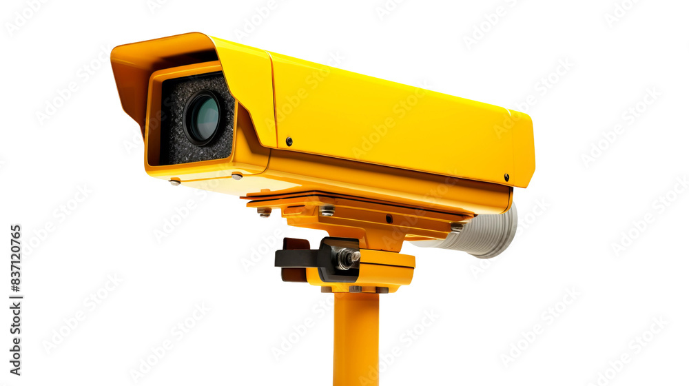 raffic camera, isolated on a white background.