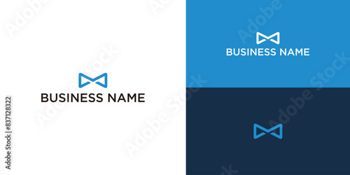 Modern infinity letter M logo design