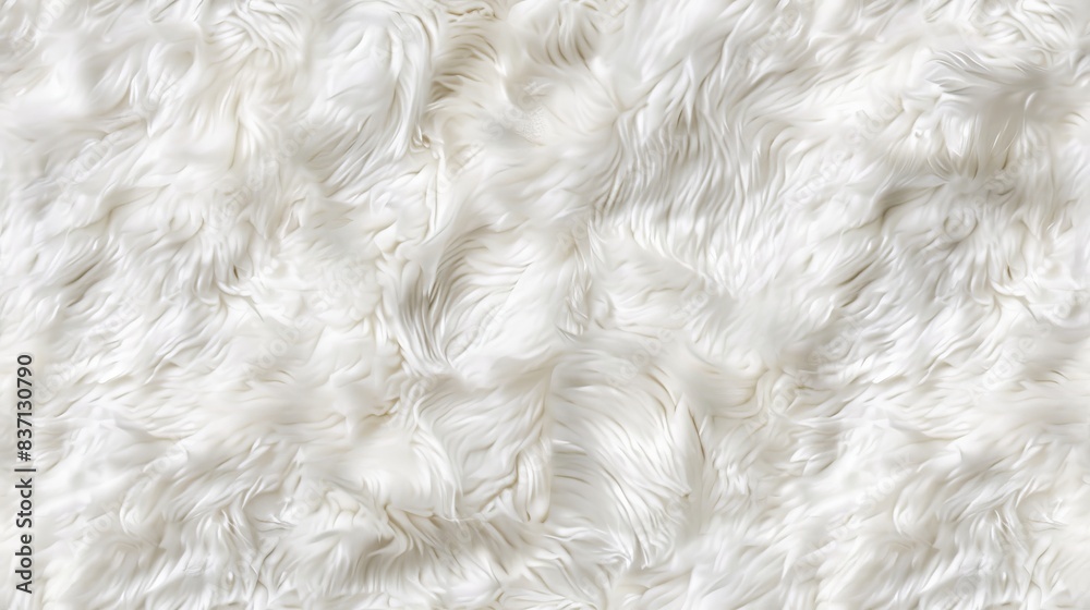 Fabric design featuring a fluffy white seamless pattern for a cozy and warm feel. Fabric design featuring a fluffy white seamless pattern for a cozy and warm feel.
